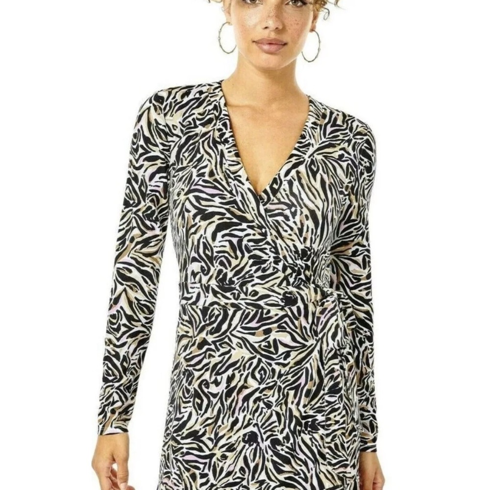 Lilly Pulitzer Black and White Zebra Print Dress